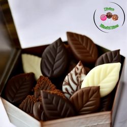 Divine Blissful Bites - Custom Chocolate leaves