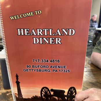 Heartland Diner - Menu - Diners Near Me - Gettysburg, Pennsylvania Heartland Diner - Menu - Diners Near Me - Gettysburg, Pennsylvania