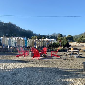 Hart's Camp - Communal fire pit and picnic area. The staff start the fire pit for you. - Vacation Rentals Near Me - Pacific City, Oregon Hart's Camp - Communal fire pit and picnic area. The staff start the fire pit for you. - Vacation Rentals Near Me - Pacific City, Oregon