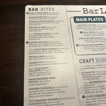 Bar Louie - Chesterfield - Bar bites menu - Bars Near Me - Chesterfield, Missouri