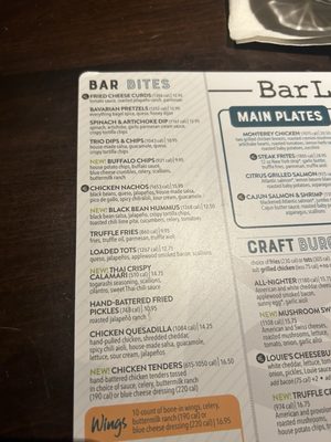 Menu photo 5 Bar Louie - Chesterfield Chesterfield, MO