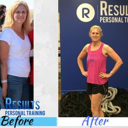 Results Personal Training - Krista S lost 12 inches in her waist, hips and thighs!