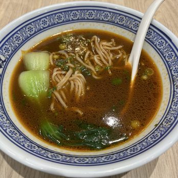 Duan’s Kitchen - D5 Braised Beef Noodle Soup (no meat) with Thin Noodles - Noodles Near Me - Cupertino, California