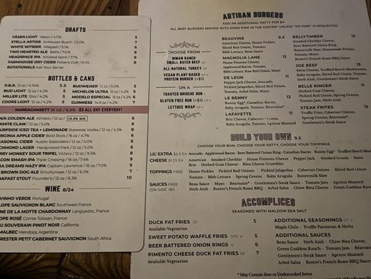 Menu photo 1 Beauvine Burger Concept Richmond, VA Menu photo 1 Beauvine Burger Concept Richmond, VA