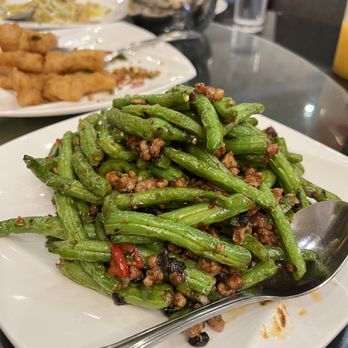 T Kee Seafood Restaurant - Sauteed Green Bean with Minced Pork - Chinese Near Me - Sacramento, California T Kee Seafood Restaurant - Sauteed Green Bean with Minced Pork - Chinese Near Me - Sacramento, California