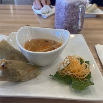 Pho Claire - Egg rolls and vinaigrette. Very good - Vietnamese Near Me - Myrtle Beach, South Carolina Pho Claire - Egg rolls and vinaigrette. Very good - Vietnamese Near Me - Myrtle Beach, South Carolina