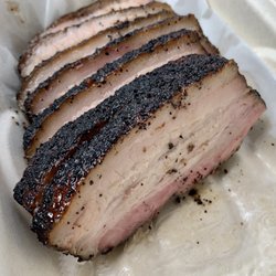 Pit Fiend Barbecue - Pork Belly (Half Pound/$18)- 5/5 stars. A MUST ORDER!