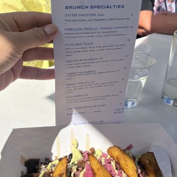 Casa Azul - PABELLON CRIOLLO (Venezuela's national dish) shredded short rib, rice and beans, marinated onion, avocado crema, sweet fried plantain - Tacos Near Me - Buffalo, New York