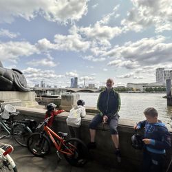 BrakeAway Bike Tours - Paul telling us the history behind the Obelisk, which is the oldest artifact around these parts!