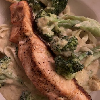 Angie's Seafood - Salmon Alfredo - Seafood Near Me - Baltimore, Maryland