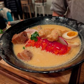 Takenaka Uni Bar - Lobster uni broth ramen - Seafood Near Me - Vancouver, British Columbia Takenaka Uni Bar - Lobster uni broth ramen - Seafood Near Me - Vancouver, British Columbia