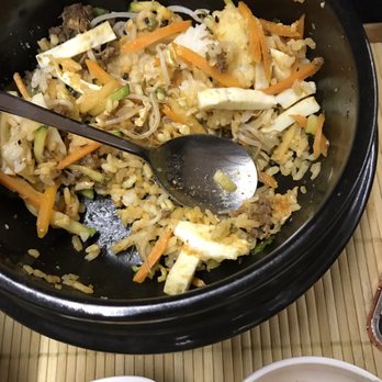 Bibimbap Korea Praha - Halfway eaten bibimbap - Korean Near Me - Praha 3, Puerto Rico