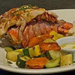 Black Diamond Grill - Lobster dinner