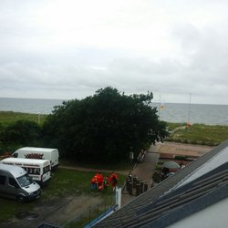 Hotel Ostseewoge - Blick vom Balkon in Zimmer 218