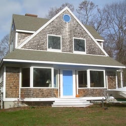 CertaPro Painters of Mystic-Glastonbury, CT - We recently painted this home in Waterford, CT. On this one we only painted the trim, leaving the stained shingles