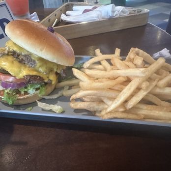 Main Event Atlanta - Classic Double Cheeseburger with Fries - Bowling Near Me - Atlanta, Georgia Main Event Atlanta - Classic Double Cheeseburger with Fries - Bowling Near Me - Atlanta, Georgia