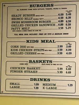 Menu photo 3 Shady Acres Cafe Eagle, ID