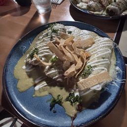 Poblano enchiladas Poblano enchiladas