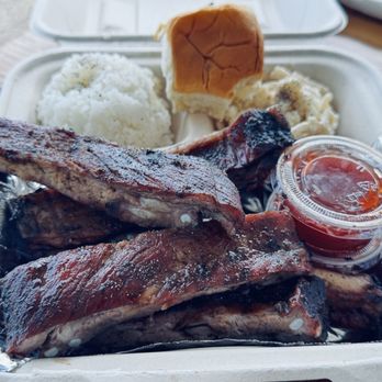 Richie's Huli BBQ - BBQ pork rib plate - Barbeque Near Me Richie's Huli BBQ - BBQ pork rib plate - Barbeque Near Me