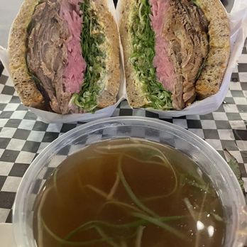 And Broth - Pho Brisket on Rye Sandwich - Asian Fusion Near Me - Glendora, California And Broth - Pho Brisket on Rye Sandwich - Asian Fusion Near Me - Glendora, California