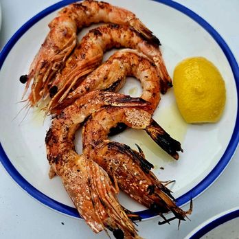 Mandolin Aegean Bistro - Grilled Tiger Prawns - Mediterranean Near Me - Miami, Florida
