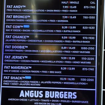 Fat Shack - Menu - Desserts Near Me - Las Vegas, Nevada
