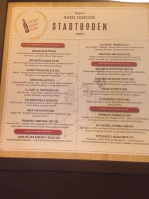 Menu photo 1 Stadtboden Vienna, 9