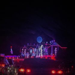 Light show in action