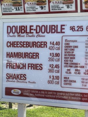 Menu photo 6 In-N-Out Burger Daly City, CA