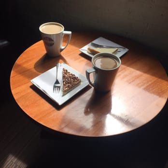 Love Coffee - Americano's salted caramel & white caramel slice - Cafes Near Me - Newport, IOW