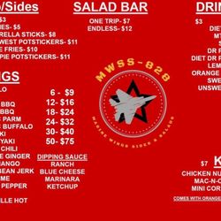 MWSS 828 - Their menu