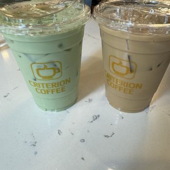 Criterion coffee - Matcha and Vanilla latte - Coffee & Tea Near Me - Pasadena, California