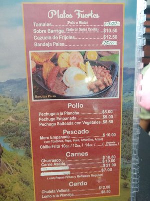 Menu photo 1 Lo Mejor De Colombia San Juan, PR