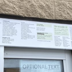 Ignite Nutrition - Drive thru menu
