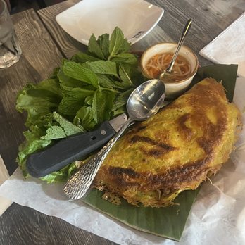 Pho Bar Vietnamese Kitchen - RICE FLOUR CREPE l BANH XEO - Vietnamese Near Me - Davie, Florida