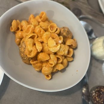Osteria Mia - Vodka sauce pasta with meatballs - Italian Near Me - Phoenix, Arizona Osteria Mia - Vodka sauce pasta with meatballs - Italian Near Me - Phoenix, Arizona