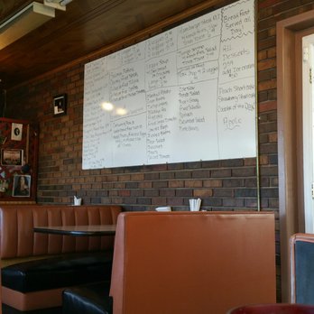 Carol's Cafe - When the menu is written on the wall, you know it's good and fresh kiddies - American Near Me - Marietta, Georgia