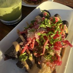 Purple Taquitos Grilled Mushroom Taco