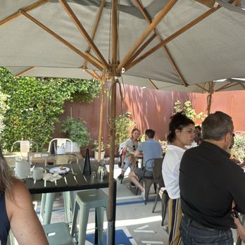 Open Face Food Shop - Cute little patio area - Sandwiches Near Me - Los Angeles, California