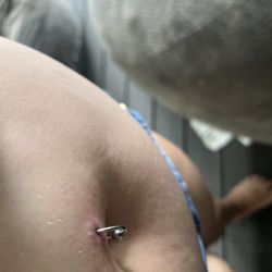 Lady Luck Tattoo & Body Piercing - The hoop they tried to put in to fix the other girls damage