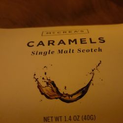 McCrea's Candies - Single Malt Scotch Caramels! Very yummy!