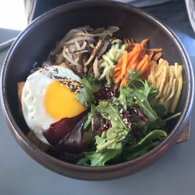 Photo of WaWa - Berlin, BE, DE. Tofu salad with fried egg