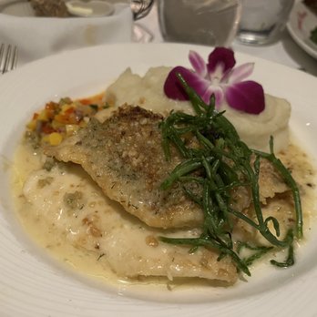 Summit House - John Dory was beautifully presented but a little on the dry side for me. I prefer my fish to be moist. - Steakhouses Near Me - Fullerton, California Summit House - John Dory was beautifully presented but a little on the dry side for me. I prefer my fish to be moist. - Steakhouses Near Me - Fullerton, California