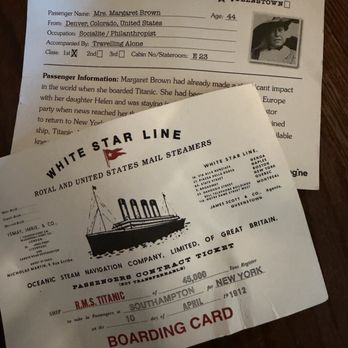 Titanic - The Exhibition - Boarding Pass - Museums Near Me - Charlotte, North Carolina Titanic - The Exhibition - Boarding Pass - Museums Near Me - Charlotte, North Carolina