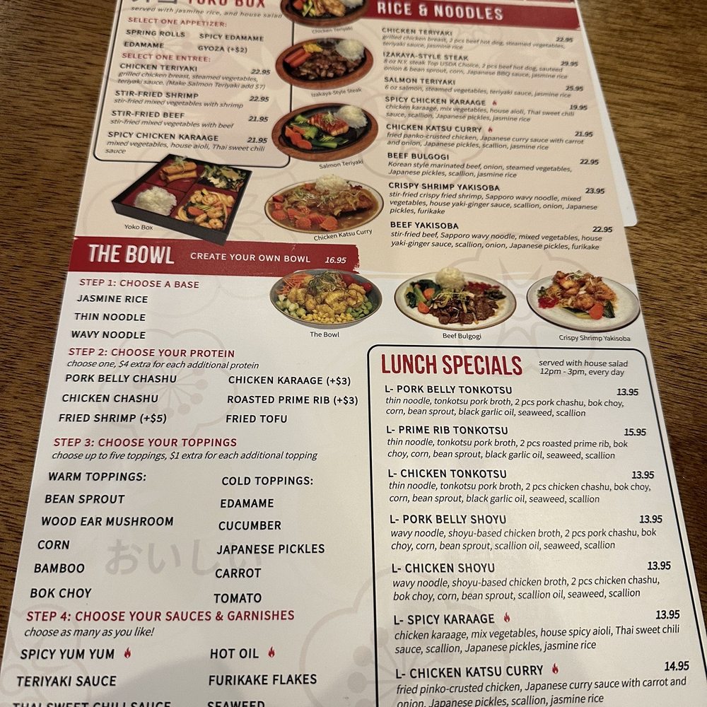 Yoko-San Ramen - Menu - Ramen Near Me - Naples, Florida Yoko-San Ramen - Menu - Ramen Near Me - Naples, Florida