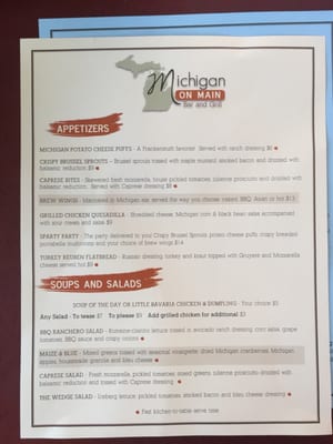 Menu photo 8 Michigan on Main Frankenmuth, MI Menu photo 8 Michigan on Main Frankenmuth, MI