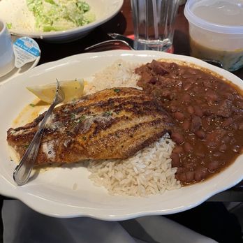 Pappadeaux Seafood Kitchen - Catfish With Red Beans & Rice - Cajun/Creole Near Me - Westmont, Illinois Pappadeaux Seafood Kitchen - Catfish With Red Beans & Rice - Cajun/Creole Near Me - Westmont, Illinois