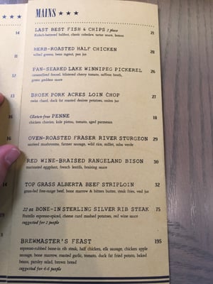 Menu photo 6 Last Best Brewing & Distilling Calgary, AB