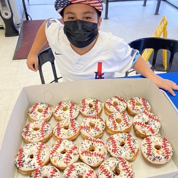 Simone's Donuts - Halloween baseball donuts - Donuts Near Me - Long Beach, California Simone's Donuts - Halloween baseball donuts - Donuts Near Me - Long Beach, California