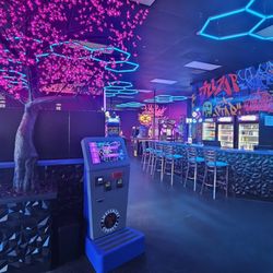 Coin Jam JR - Our bar and gaming kiosks.